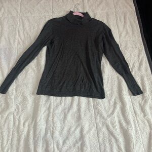 Worthington Charcoal Long Sleeve Turtleneck